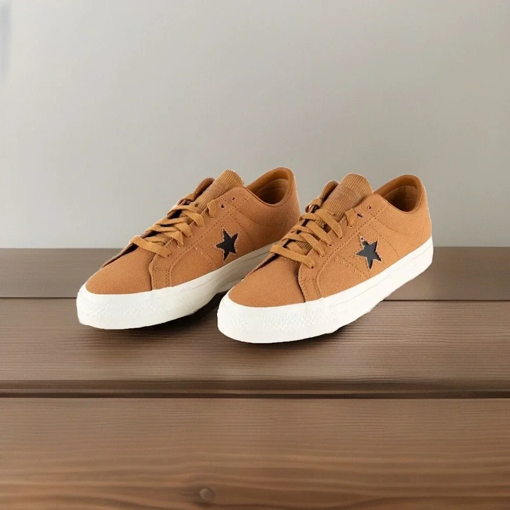 Converse One Star Pro Ox‎ Raw Sugar A06805C Unisex Adults Size Men 8 Womens 9.5